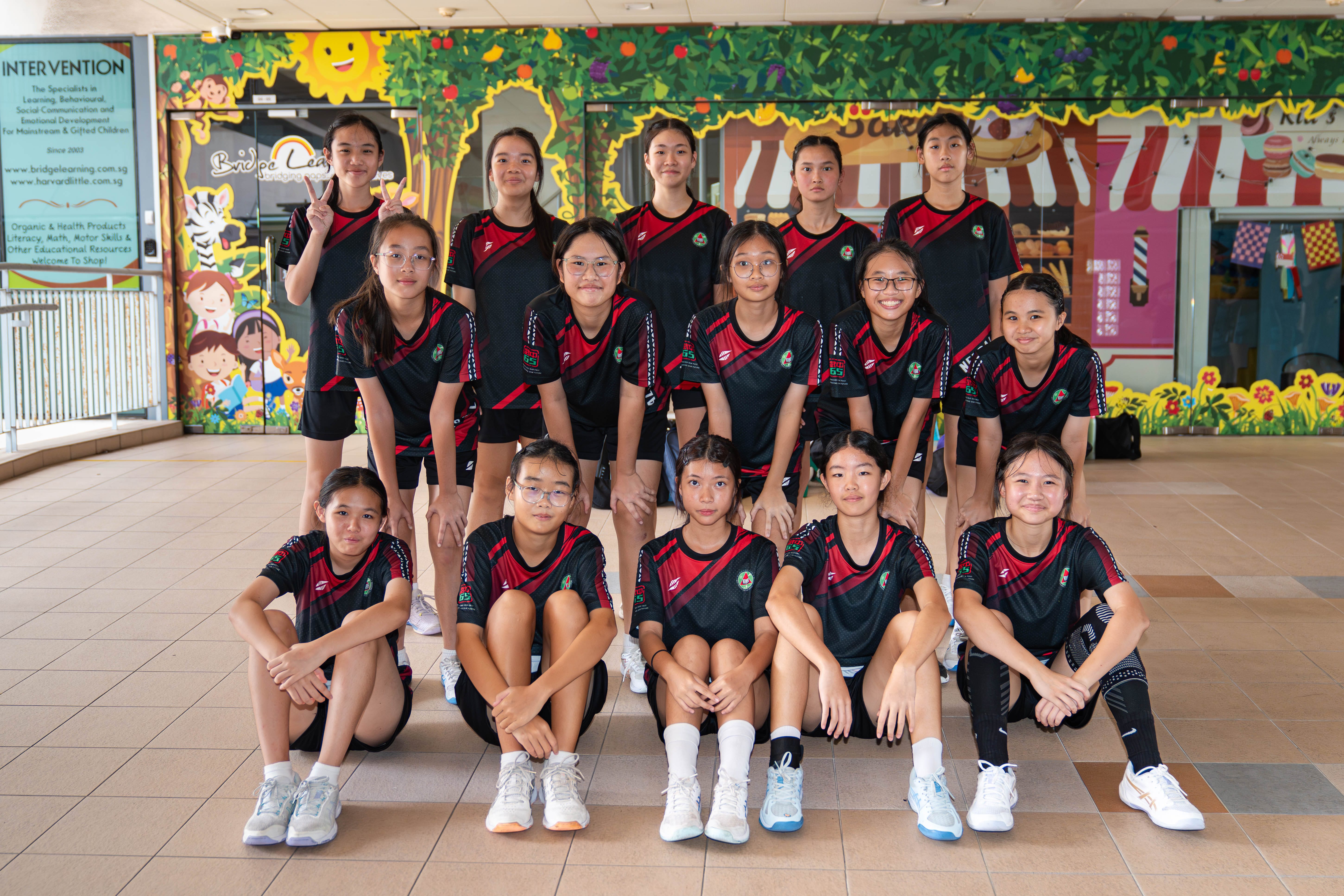 netball team photo